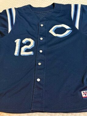 This is a custom-made throwback Chicago Cubs 1908 style baseball jersey